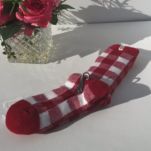 UGG Vanna Check Fleece lined Sock - Picture 4 of 7